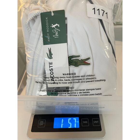 NWT Lacoste X Andy Roddick Tennis Full Zip Track Jacket Size 9 4XL NEW RARE - Picture 10 of 10